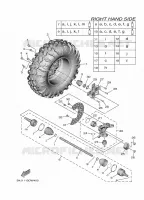 ROUE AVANT 2 pour Yamaha WOLVERINE 2022