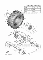 ROUE ARRIERE 2 pour Yamaha WOLVERINE 2022
