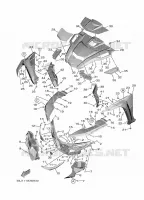 GARDE BOUE AVANT 2 pour Yamaha WOLVERINE 2022