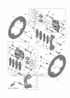 ETRIER DE FREIN AR pour Yamaha WOLVERINE 2022