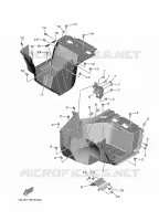 BEQUILLE / REPOSE PIEDS pour Yamaha WOLVERINE 2022