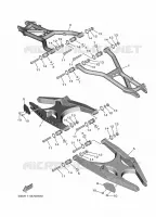 BRAS OSCILLANT  pour Yamaha WOLVERINE 2022