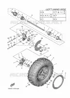 ROUE ARRIERE pour Yamaha WOLVERINE 2022