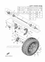 ROUE AVANT pour Yamaha WOLVERINE 2022