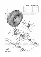 ROUE ARRIERE 2 pour Yamaha WOLVERINE 2022