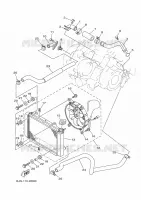RADIATEUR / DURITES pour Yamaha KODIAK 2022