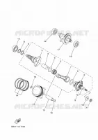 VILEBREQUIN / PISTON pour Yamaha KODIAK 2022