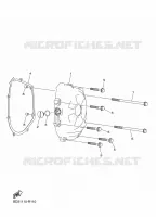 CARTER   MOTEUR 1 pour Yamaha YFZ 2022