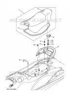 SELLE / SERRURE pour Yamaha GP 2002