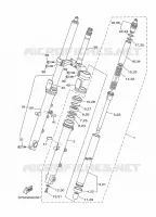 FOURCHE pour Yamaha TDM 2010
