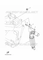 AMORTISSEUR ARRIERE pour Yamaha TDM 2010