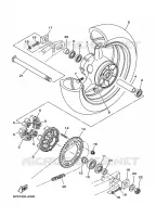 ROUE ARRIERE pour Yamaha TDM 2010
