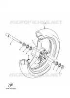 ROUE AVANT pour Yamaha TDM 2010