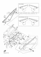 COUVERCLE LATERAL pour Yamaha XTZ 2023