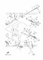 SUPPORT / REPOSE PIEDS pour Yamaha XTZ 2023