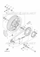ROUE ARRIERE pour Yamaha XSR 2023