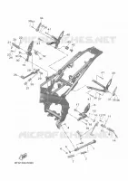 SUPPORT / REPOSE PIEDS pour Yamaha XSR 2023