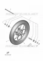 ROUE AVANT pour Yamaha XSR 2023