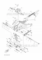 BRAS OSCILLANT / AMORTISSEUR pour Yamaha R125 2023