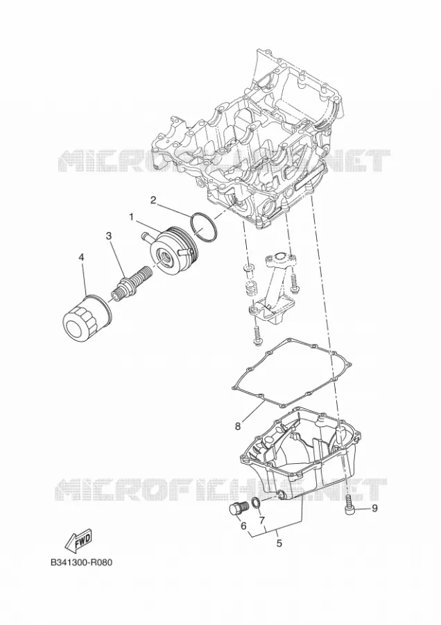 FILTRE A HUILE Yamaha MOTO 700 2023 TENERE  XTZ690
