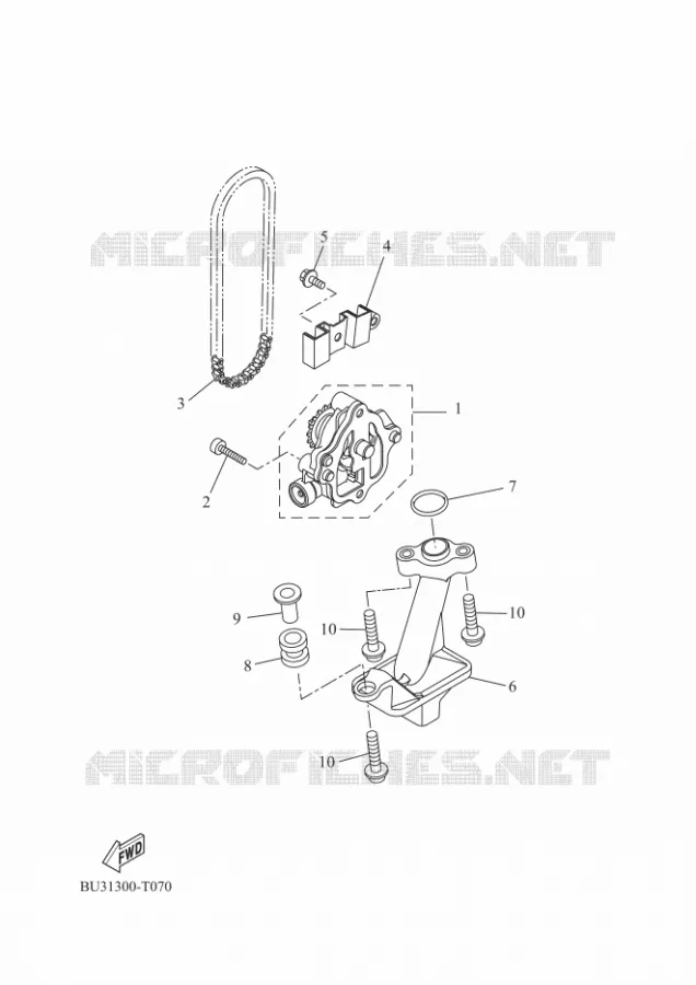 POMPE A HUILE Yamaha MOTO 700 2023 TENERE  XTZ690