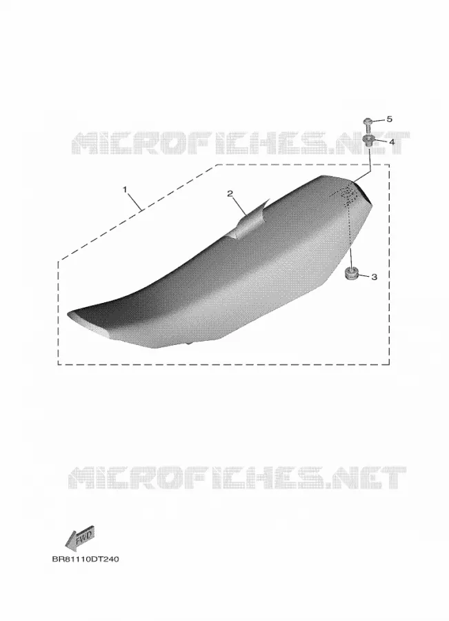 SELLE Yamaha MOTO 65 2023 YZ  YZ65