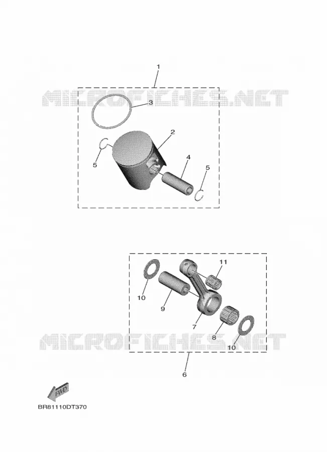 PIÈCES OPTIONNELLES 1 Yamaha MOTO 65 2023 YZ  YZ65