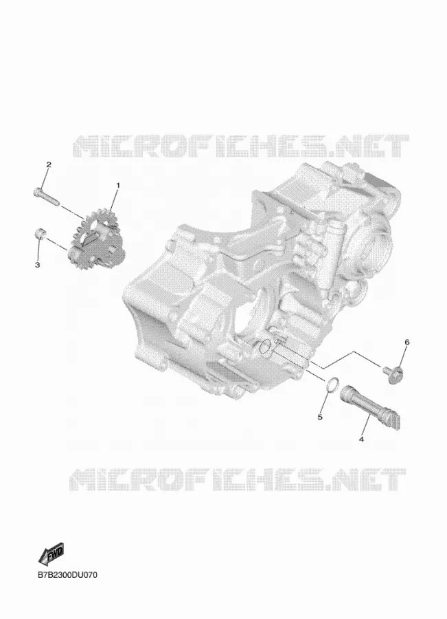 POMPE A HUILE Yamaha MOTO 250 2023 YZF  YZ250F