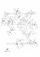 BEQUILLE / REPOSE PIEDS pour Yamaha MT 2023