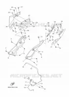 COUVERCLE LATERAL pour Yamaha MT 2023