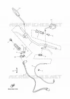 GUIDON ET CABLES pour Yamaha MT 2023
