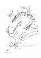 COUVERCLE LATERAL pour Yamaha NMAX 2023