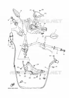 GUIDON ET CABLES pour Yamaha NMAX 2023