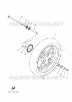 ROUE AVANT pour Yamaha NMAX 2023