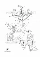BEQUILLE / REPOSE PIEDS pour Yamaha TRICITY 2023
