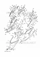 COUVERCLE LATERAL pour Yamaha TRICITY 2023