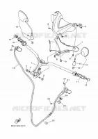 GUIDON ET CABLES pour Yamaha TRICITY 2023