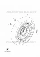 ROUE ARRIERE pour Yamaha TRICITY 2023