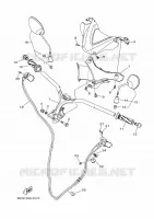 GUIDON ET CABLES pour Yamaha TRICITY 2023