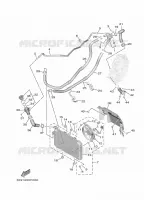 RADIATEUR / DURITES pour Yamaha TRICITY 2023