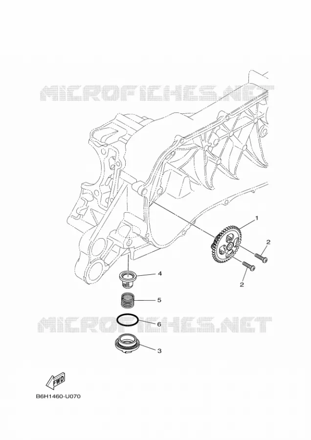 POMPE A HUILE Yamaha SCOOTER 155 2023 TRICITY  MWS155-A