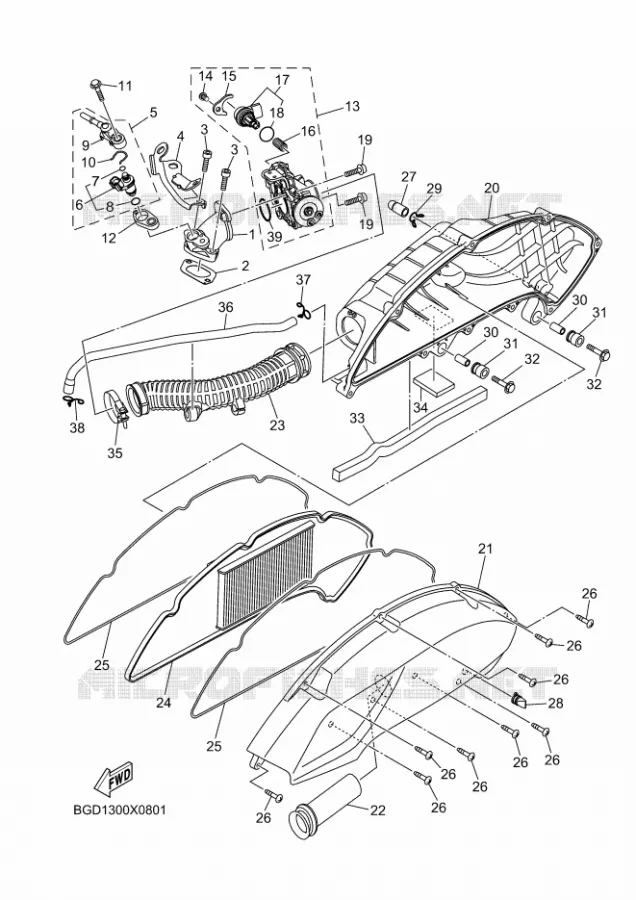 ADMISSION Yamaha SCOOTER 155 2023 TRICITY  MWS155-A