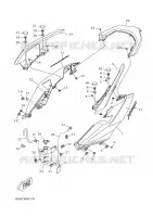 COUVERCLE LATERAL pour Yamaha XMAX 2023
