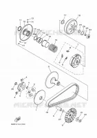 EMBRAYAGE pour Yamaha XMAX 2023