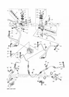 MAITRE CYLINDRE DE FREIN  pour Yamaha XMAX 2023