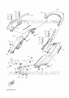 COUVERCLE LATERAL pour Yamaha XMAX 2023