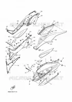 SUPPORT / REPOSE PIEDS 2 pour Yamaha XMAX 2023
