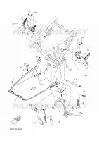 SUPPORT / REPOSE PIEDS pour Yamaha XMAX 2023