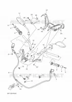GUIDON ET CABLES pour Yamaha XMAX 2023