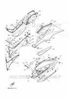 BEQUILLE / REPOSE PIEDS 2 pour Yamaha XMAX 2023